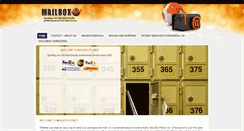 Desktop Screenshot of mailbox-planet.com